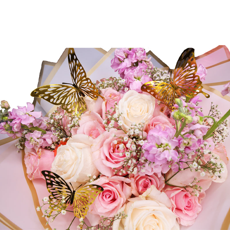 Fairy Bouquet With Butterflies