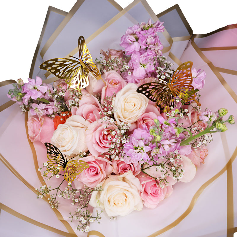 Fairy Bouquet With Butterflies